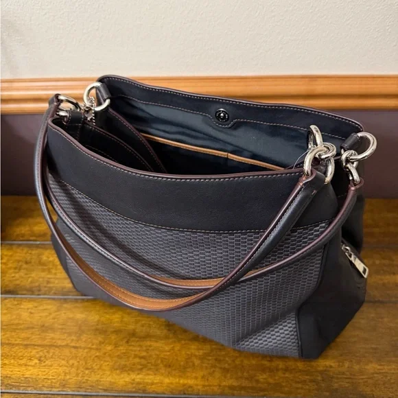 ✨NWT - Coach Legacy Jacquard Lexy Shoulder Bag✨ - Picture 9 of 14